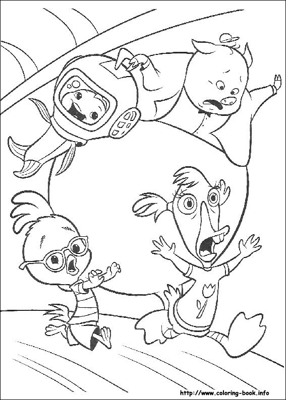 Chicken Little coloring picture